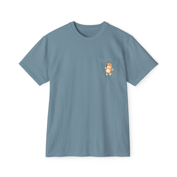 Chilli In My Mom Era | Unisex Garment-Dyed Pocket T-Shirt