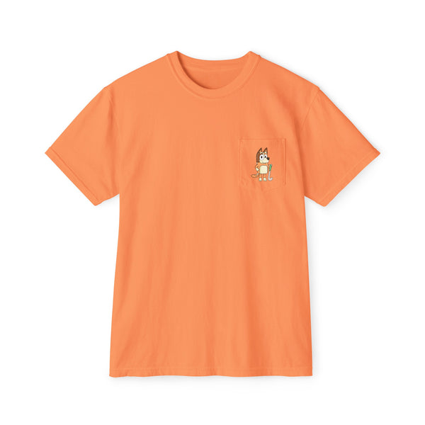 Chilli Field Hockey | Unisex Garment-Dyed Pocket T-Shirt
