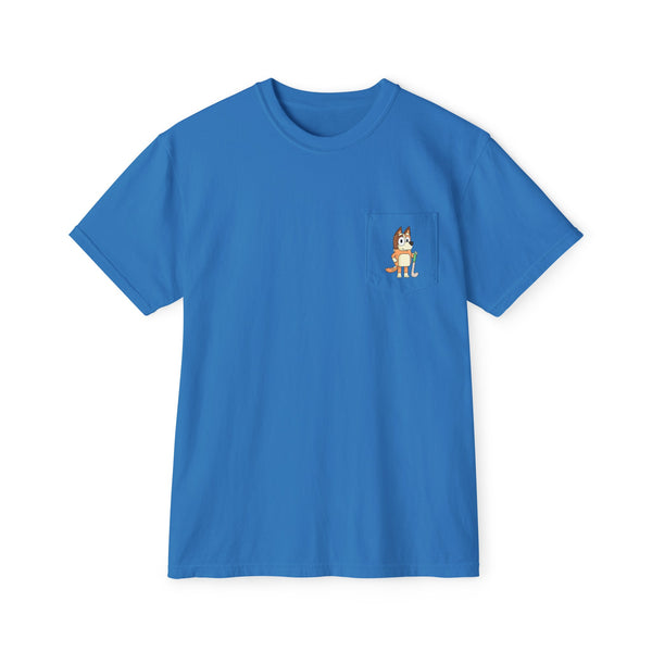Chilli Field Hockey | Unisex Garment-Dyed Pocket T-Shirt