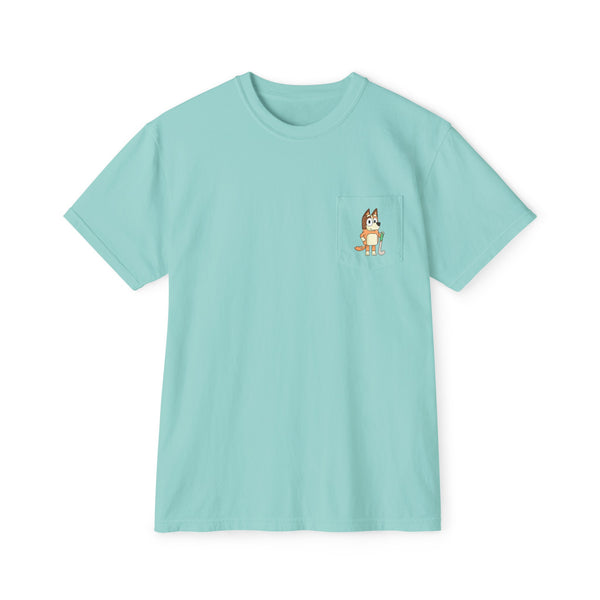 Chilli Field Hockey | Unisex Garment-Dyed Pocket T-Shirt
