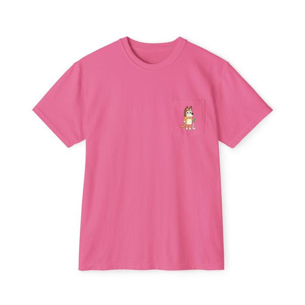 Chilli Field Hockey | Unisex Garment-Dyed Pocket T-Shirt
