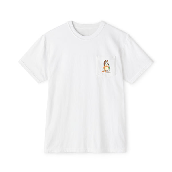 Chilli Field Hockey | Unisex Garment-Dyed Pocket T-Shirt