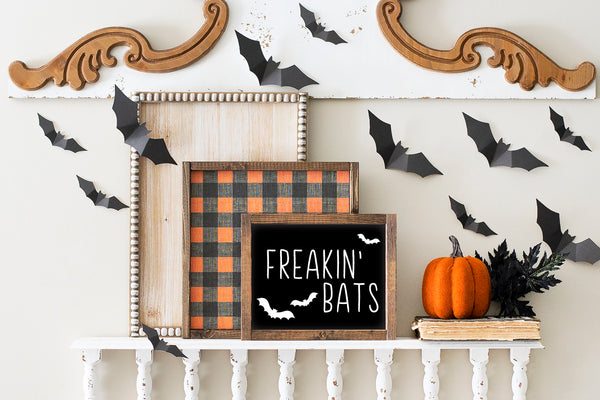 Freakin' Bats | Wood Sign