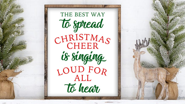 Christmas Cheer | Wood Sign