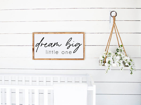 Dream Big | Wood Sign