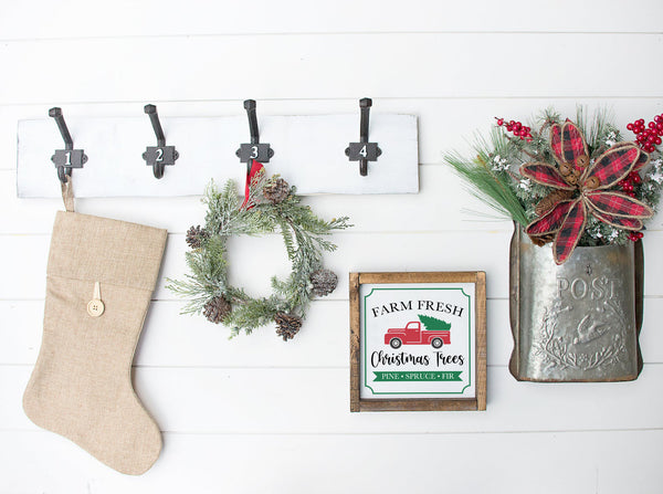 Farm Fresh Christmas Trees | Wood Sign