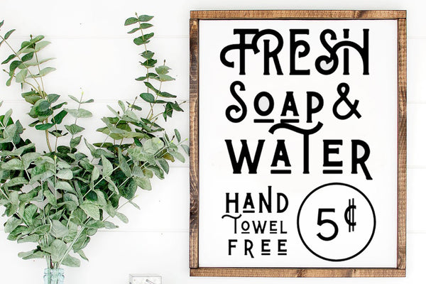 Fresh Soap | Wood Sign