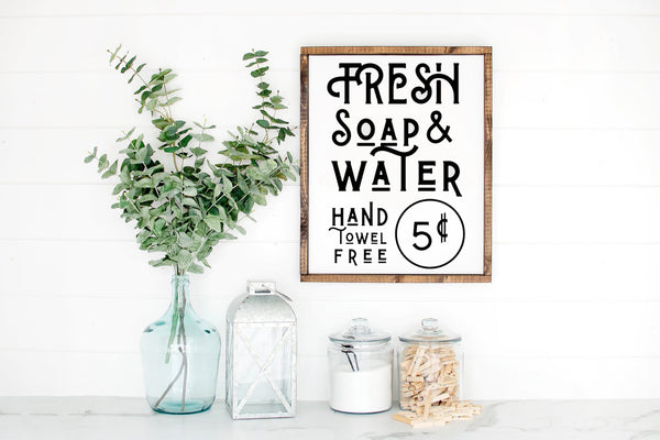 Fresh Soap | Wood Sign