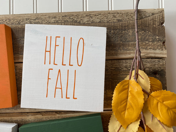 Four Small Fall Signs | Wood Sign