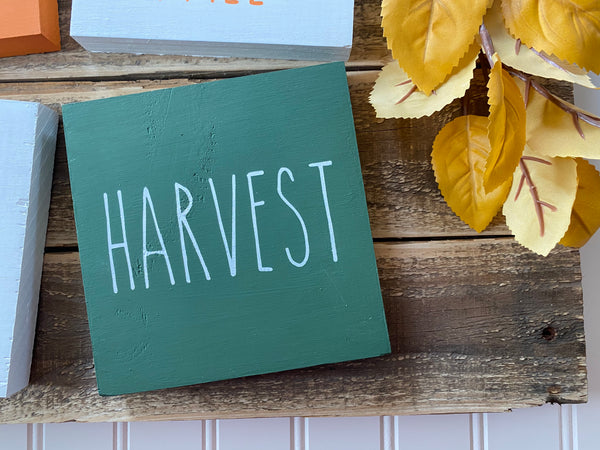 Four Small Fall Signs | Wood Sign