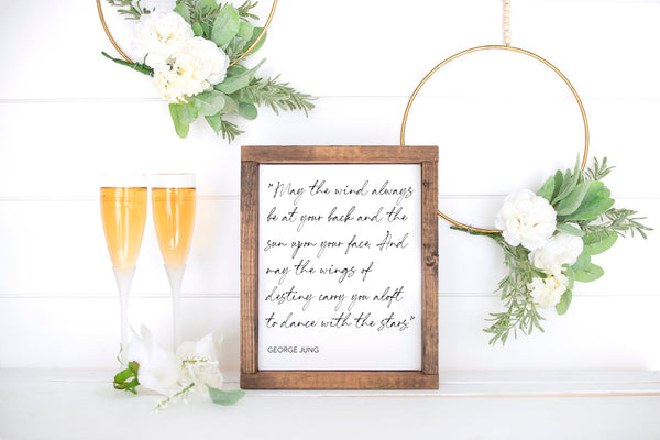 May the Wind | Wood Sign
