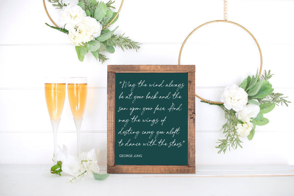 May the Wind | Wood Sign