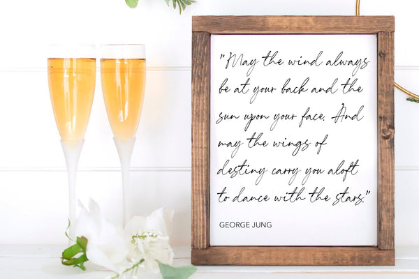 May the Wind | Wood Sign