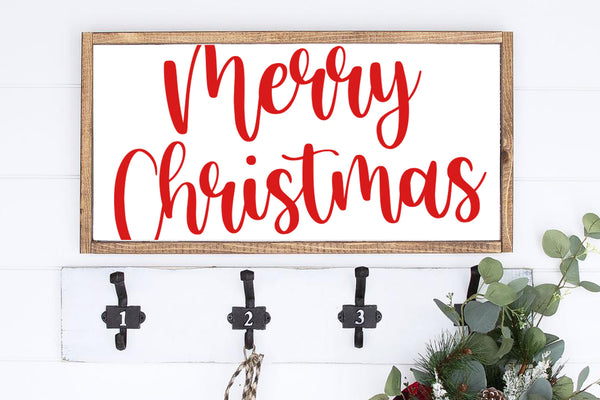 Merry Christmas | Wood Sign