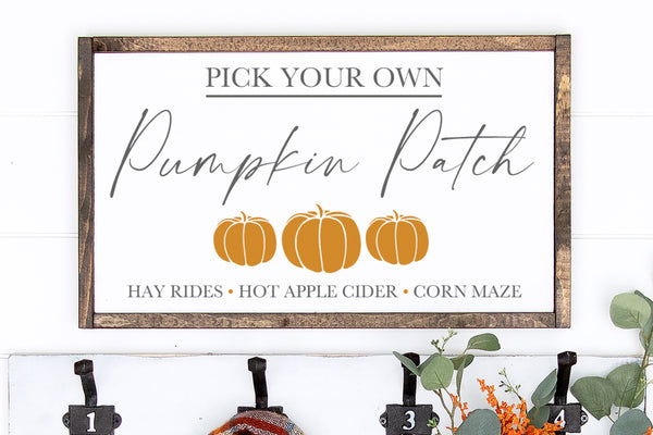 Pumpkin Patch | Wood Sign