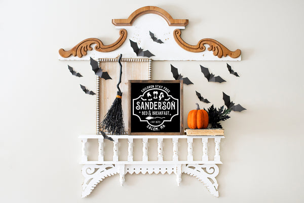 Sanderson Bed & Breakfast | Wood Sign