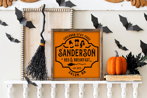 Sanderson Bed & Breakfast | Wood Sign