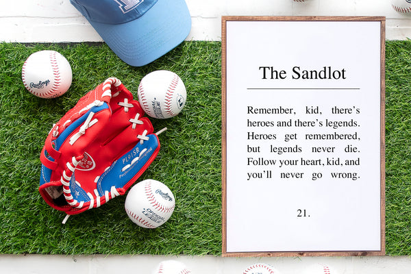 Sandlot | Wood Sign