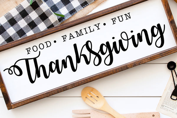 Thanksgiving | Wood Sign