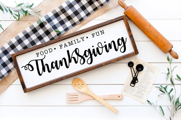 Thanksgiving | Wood Sign
