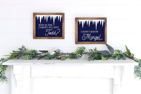 Todd + Margo | Wood Sign Set