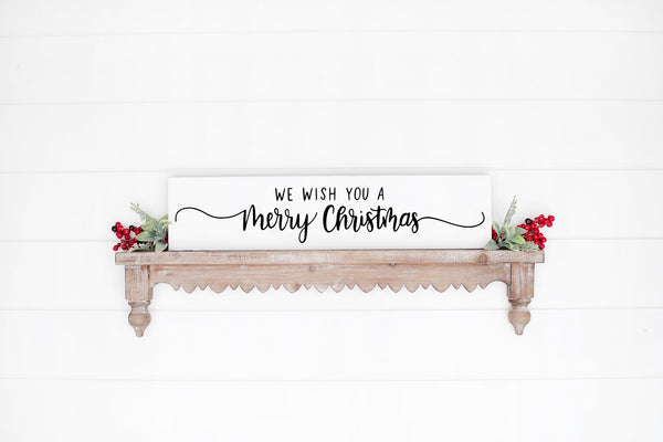 We Wish You a Merry Christmas | Wood Sign